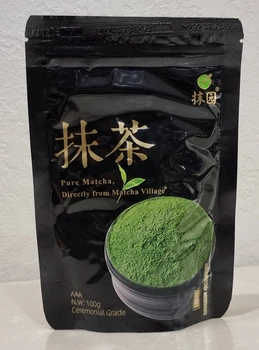 Японский зелёный чай Матча Matcha Tea Matcha Village Premium Ceremonial Grade AAA 100 грамм