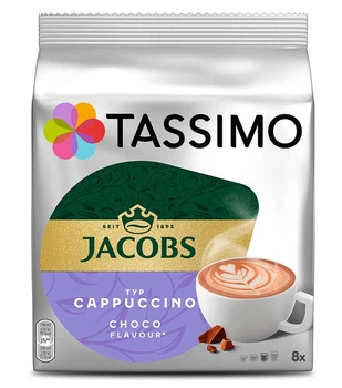 Кава у капсулах TASSIMO Cappuccino Choco 8 порцій.