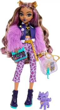 Кукла Монстер Хай Клодин Вульф Monster High Clawdeen Wolf Doll with Pet Dog MH06039