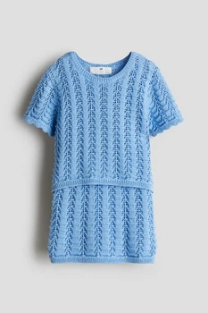 Кофта H&M 1269485 110-116см блакитний