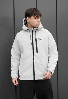 Куртка мужская стаф nexa светлосерая демисезонная soft shell Staff nexa light gray M (380332)