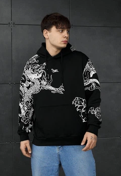 Худі Staff dragon & logo oversize XXL