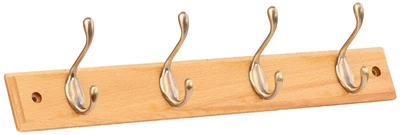 Wieszak ścienny Domoletti na ubrania HP13904X Buk/mosiądz (4772013305781)