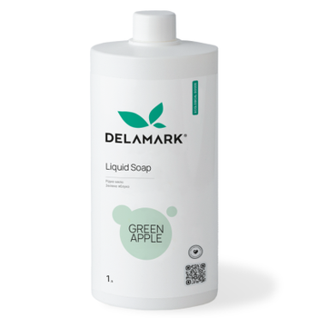 Рідке мило DeLaMark Зелене яблуко, 1 л