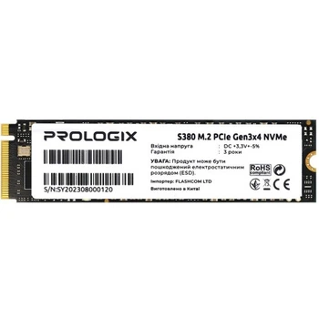 Накопичувач SSD M.2 2280 512GB Prologix (PRO512GS380) PrologiX PRO512GS380 1058897