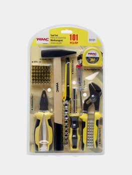 Набор инструментов 101 предмет 1/4'' (6гр.) WMC TOOLS WT-20101