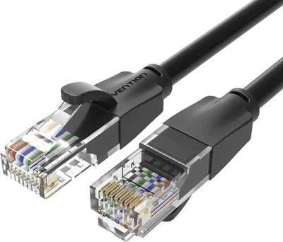 Патч-корд Vention Cat.6 UTP Patch Cable 0.5M Black (IBEBD)