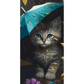 Картина для рисования по номерам Art Craft Милый котенок 40x80см (11534-AC)