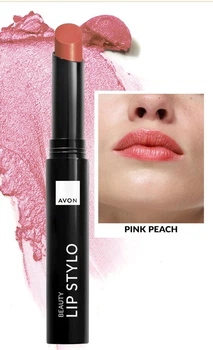 Стойкая помада Розовый Персик Pink Peach, стик Леди, Avon Lip Stylo 1.8 г