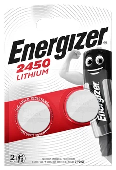 Батарейки Еnergizer CR2450 Lithium 2шт (7638900381795)
