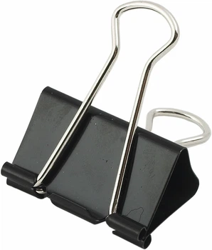 Біндер Buromax 41 мм 12 шт в коробці чорний (BM.5302)