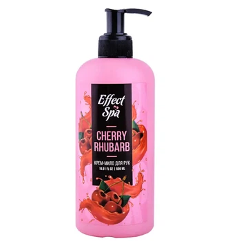 Крем-мило ніжне з дозатором Effect Spa Cherry Rhubarb 1 л ПЕТ пляшка (220000413)