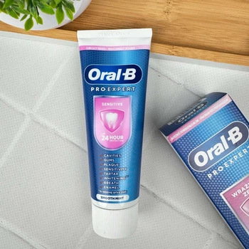 Зубная паста Oral-B Pro-Expert Sensitive, для чувствительных зубов с фторидом олова, 75 мл