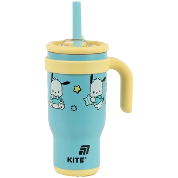 Термокружка с трубочкой Kite Pochacco PC25-1266, 530 мл