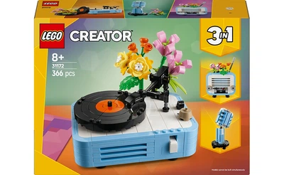 Конструктор LEGO Програвач із квітами 366 деталей (31172)