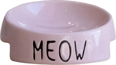 Miska dla kotów PetRageous Designs Meow Różowa (844534025838)