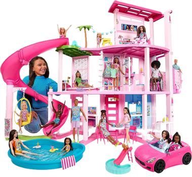 Ігровий набір Mattel Barbie Dreamhouse HMX10 Ляльковий будиночок 1432583 (6438377015657)