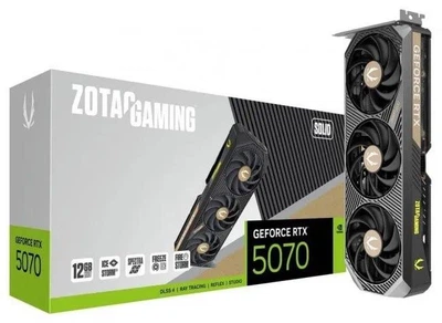 Видеокарта ZOTAC GeForce RTX 5070 SOLID 12GB OC