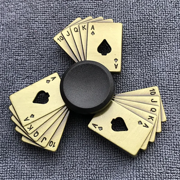 Спиннер Флеш-рояль в виде покерных карт роял-флеш антистресс Fidget Spinner