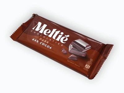 Шоколад темний Meltie Chocolatier Dark 64% Cocoa 100 г