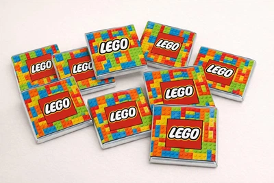 Мини шоколадки "Лего. Lego. Кубики", набор - 10 шт
