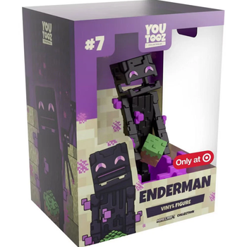 Фигурка Майнкрафт Эндермен Minecraft Youtooz Minecraft Enderman Mattel 78179