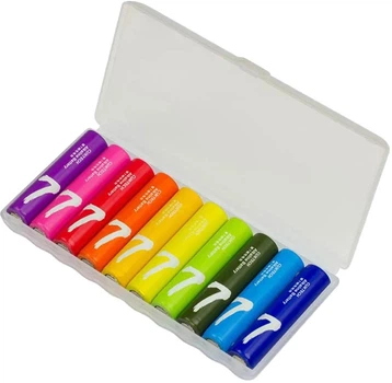 Батарейки Xiaomi Cuktech AAA Rainbow alkaline battery plastic case B07 10 шт (CUKAAB07CNMX)