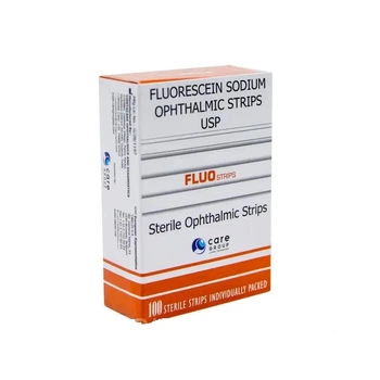 Тест-смужки з флюоресцеїном низькомолекулярним FluoStrips офтальмологічні 100 шт
