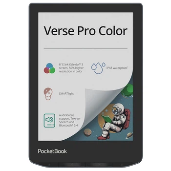 Электронная книга PocketBook 634K3 Verse Pro Color Stormy Sea, Черный - 499709