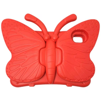 Чехол (накладка) Apple iPad 10.2 2019 / iPad 10.2 2020 / iPad 10.2 2021 / iPad Air 3 / iPad PRO 10.5, Butterfly, Красный - 624228