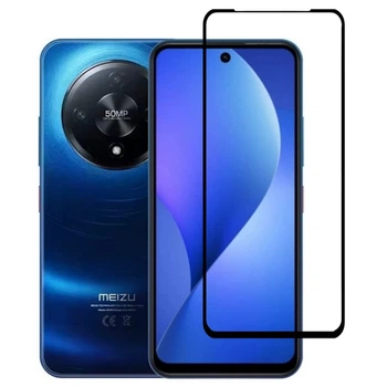 Защитное стекло LUX для Meizu Mblu 22 Pro полная проклейка черный