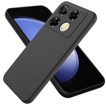 Чохол Fiji Full Soft Premium для Infinix Note 40 Pro (X6850) протиударний бампер з мікрофіброю Black