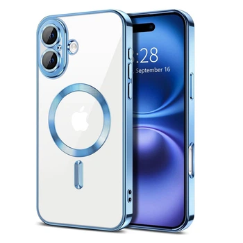 Чехол Fiji Chrome для Apple iPhone 17 с MagSafe и защитой камер Light Blue