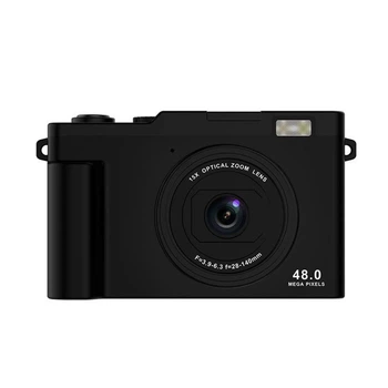 Цифрова фотокамера H03 LCD WiFi, 1080P, Zoom 15x, 48Mp, 8GB to 128GB TF Black