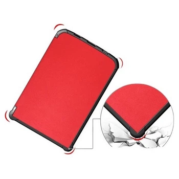 Чехол (книжка) PocketBook 606 Basic Lux 2 2020, BeCover Smart, Красный - 429422