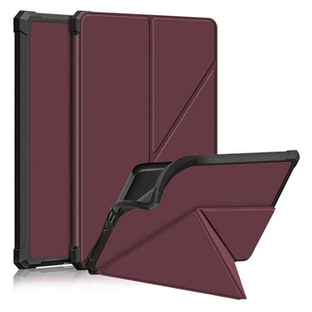 Чехол (книжка) Amazon Kindle Paperwhite 2021, BeCover Ultra Slim Origami, Red Wine, Красный - 379845