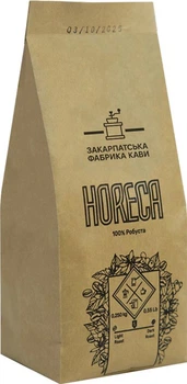 Кофе в зернах Закарпатська Фабрика Кави Хорека 250 г (4820220980274)