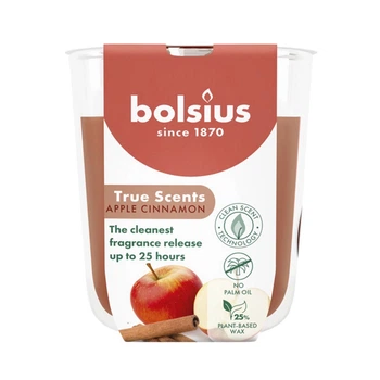 Свічка в склі Bolsius 80/73 apple cinnamon