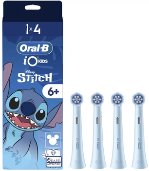 Змінні насадки до електричної зубної щітки Oral-B iO Kids "Disney Стіч" 4 шт (8700216930710)