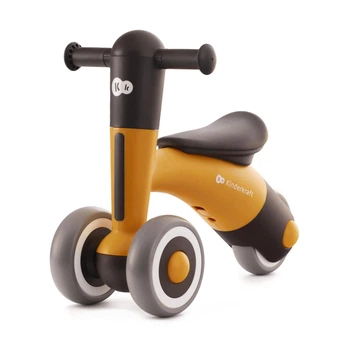 Біговел Kinderkraft MINIBI Honey Yellow для малюків, легкий дитячий велобіг, жовтий