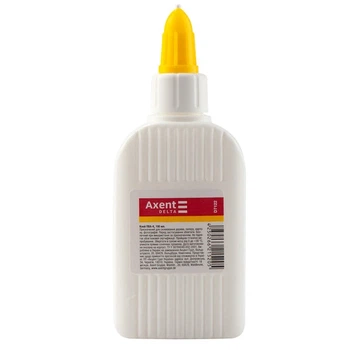 Клей ПВА Axent Delta 100 г PVA ковпачок-дозатор (D7122)