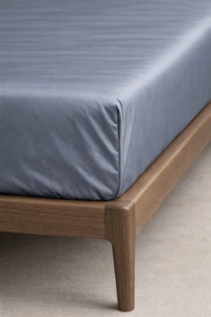 Простынь на резинке Ecotton 200x200 Natural Grey сатин (24859_000)