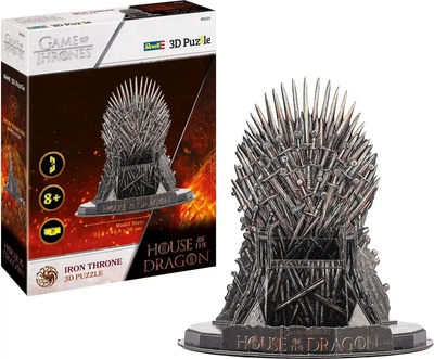Пазл 3D Revell Iron Throne: House of the Dragon 39 деталей (4009803002248)