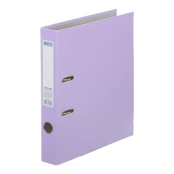 Папка-реєстратор Buromax Etalon PASTEL бузковий A4 50 мм одностороння PP (BM.3018-26c)