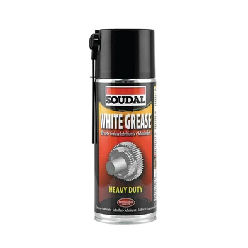 Смазочный литиевый аэрозоль White Grease 400мл белый [0000900000001000WG] Soudal