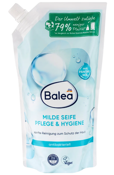 Balea Pflege & Hygiene Ніжне рідке антибактеріальне крем мило, запаска 500 мл