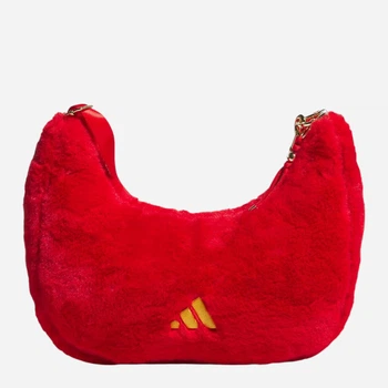 Спортивная сумка багет седло женская средняя Adidas New Year Women Bag KR2566 Красная (4068818117576)