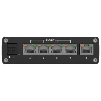 Комутатор 5 портів некерований (Teltonika TSW101 POE+ для використання в транспорті)