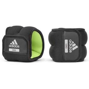 Утяжелители для лодыжки/запястья Adidas Ankle/Wrist Weights Черный, Зеленый 1 кг (ADWT-12321-NL)