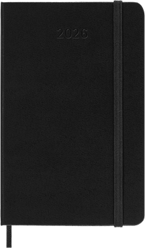 Щотижневик 2026 Moleskine 200 сторінок Чорний (8056999275358)